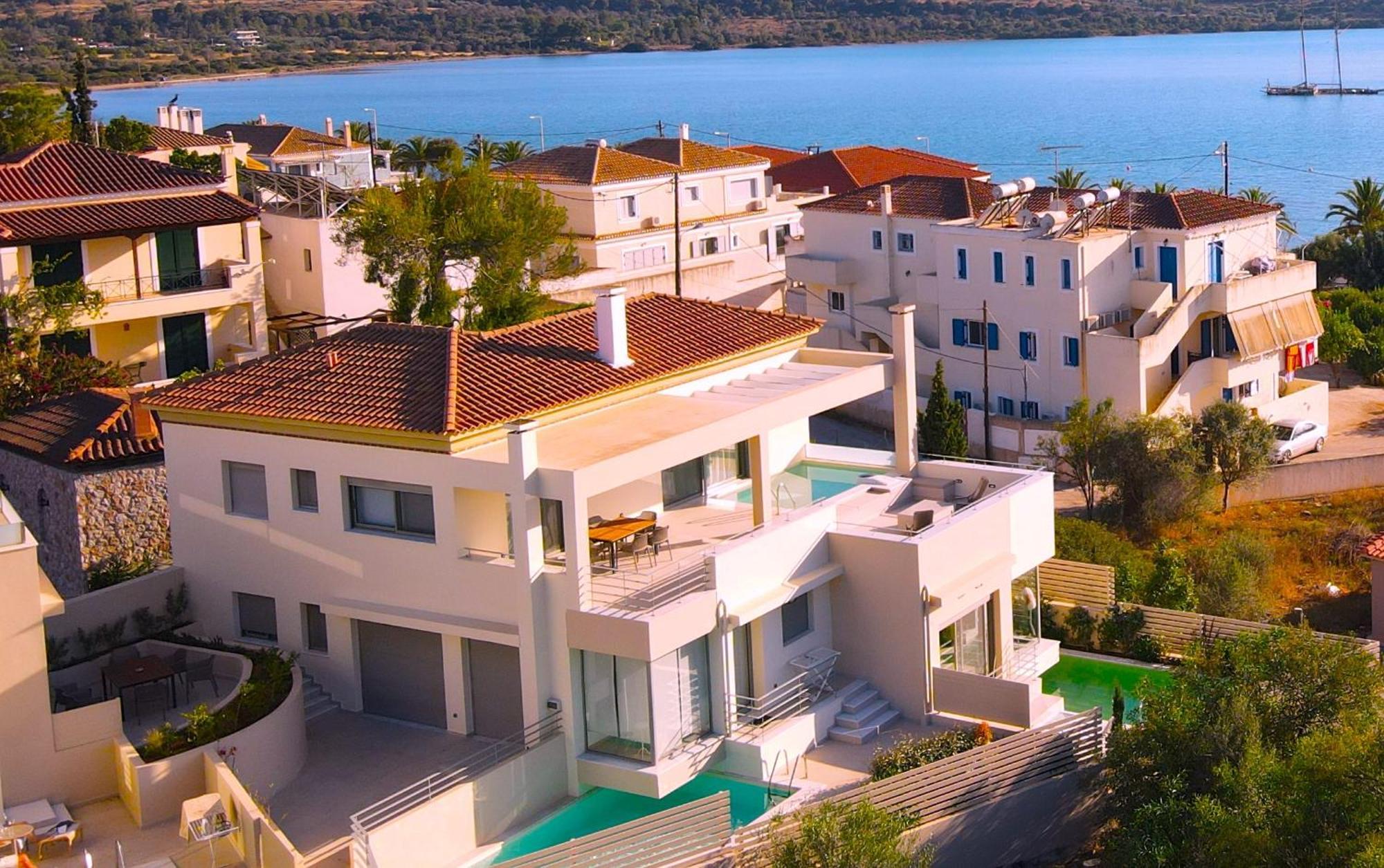 Luxury Houses With Private Pools In Porto Heli By Goutos Properties Luaran gambar